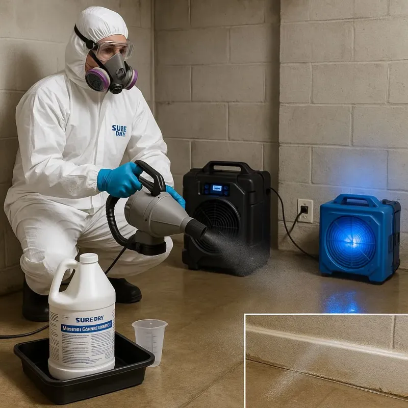 Sanitization and Odor Removal process in Vassar, MI