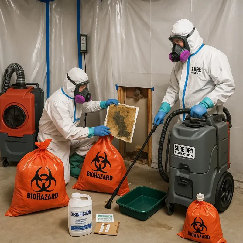 Contaminated Water Handling Protocols process in Vassar, MI