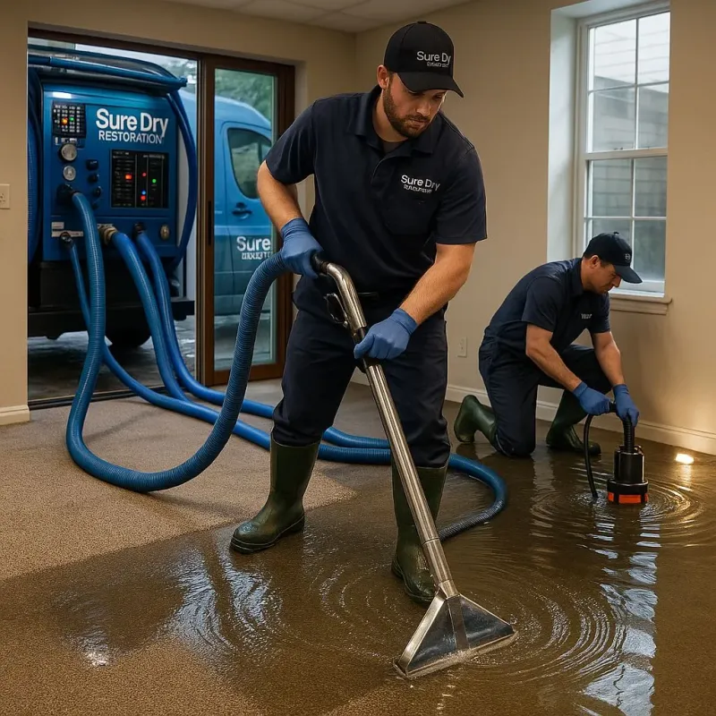 Water Extraction and Removal process in Vassar, MI